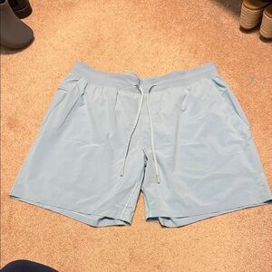 Lululemon Athletica Sky Blue Men's Athletic Shorts